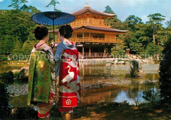 Kyoto Maiko at Golden Pavilion