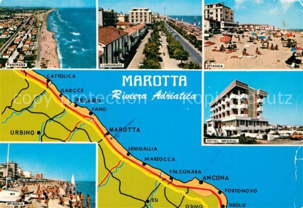 Marotta Riviera Adriatica Panorama Lungomare Sp