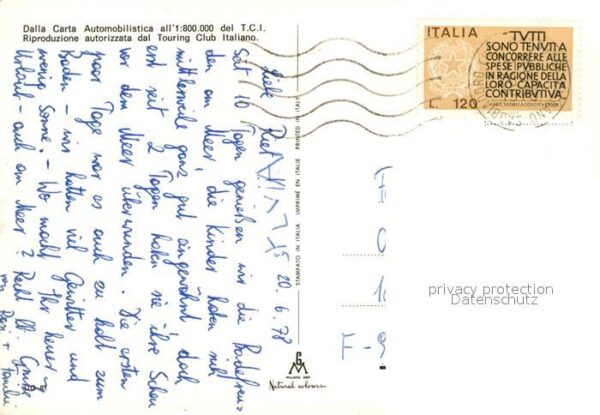 Lignano Carta Automobilistica Spiaggia Panorama – Bild 2