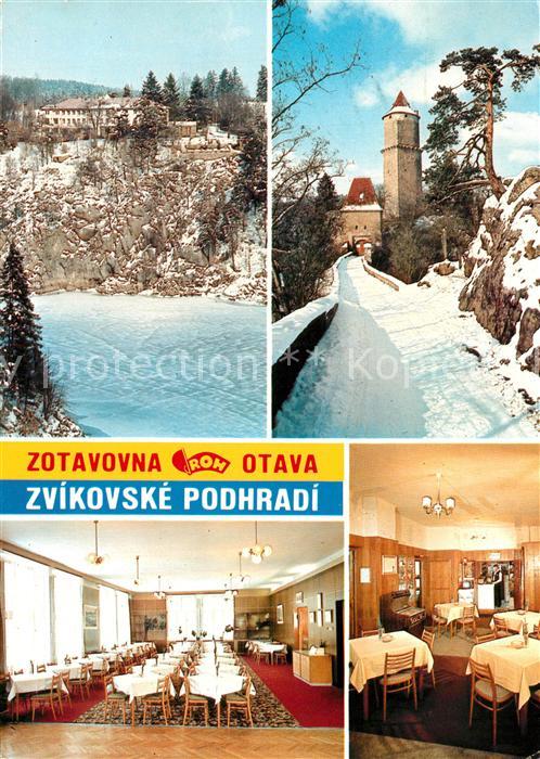 Zvikovske Podhradi Hotel Winterlandschaft