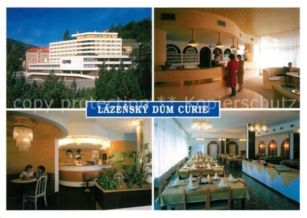 Jachymov Lazensky dum Curie Hotel Rezeption Rest