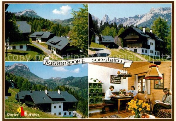 Sonnleitn Hermagor Teilansichten Bergdorf Gasthaus Restaur