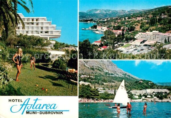 Mlini Hotel Astarea Küstenpanorama Segeln