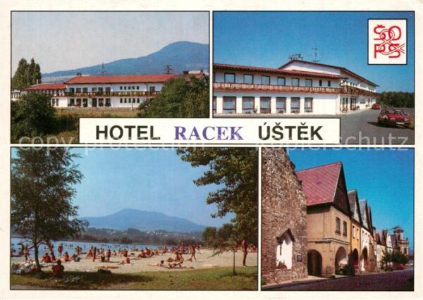 Ustek Leitmeritz Hotel Racek Badestrand