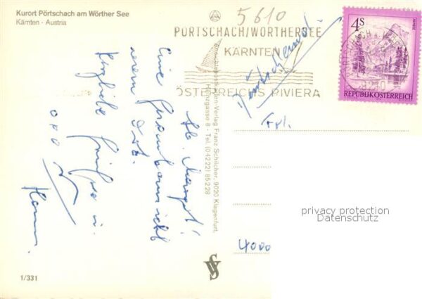 Poertschach Woerthersee Fliegeraufnahme – Bild 2