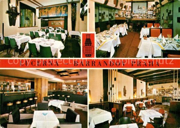 Praha Prahy Prague Restaurant Bar Lucerna Barrandov