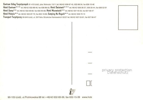 Litzmannstadt Lodz Hotels Restaurants – Bild 2