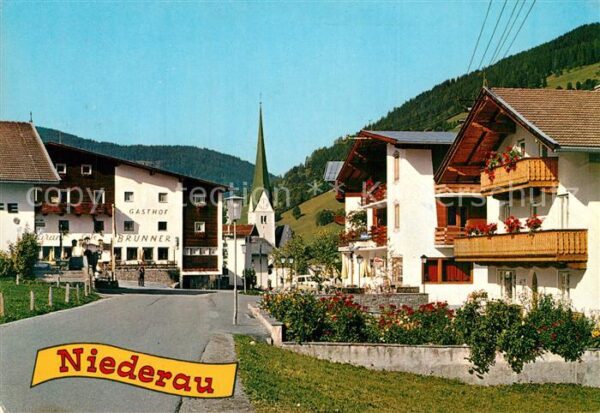 Niederau Wildschoenau Ortsmotiv