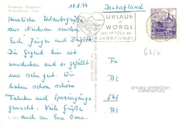 Niederau Wildschoenau Ortsmotiv – Bild 2