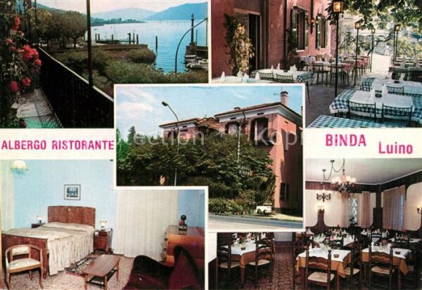 Luino Lago Maggiore Albergo Ristorante Binda Camere con doc