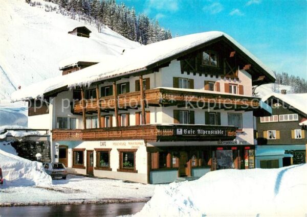 Mittelberg Kleinwalsertal Alpenstüble Cafe Restaurant
