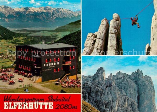 Stubaital Bergrestaurant Elferhütte Felsenformati