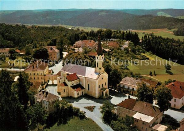 Maria Schmolln Neue Wallfahrtskirche Fliegeraufnahme