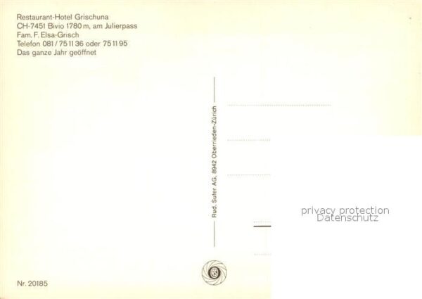 Bivio Restaurant Hotel Grischuna Gasträume – Bild 2