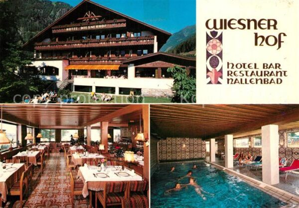 Wiesen Sterzing Hotel Wiesnerhof Gastraum Hallenbad