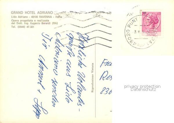 Ravenna Italia Grand Hotel Adriano Pool – Bild 2