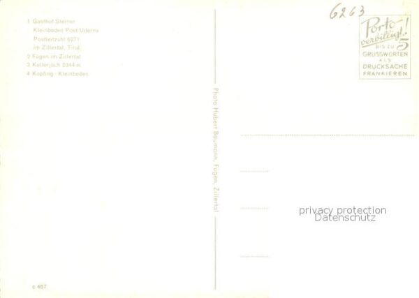 Kleinboden Fuegen Gasthof Steiner Panorama – Bild 2