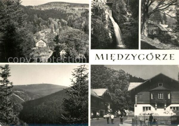 Miedzygorze Widok ogolny na Snieznik Klodzki Wodosp