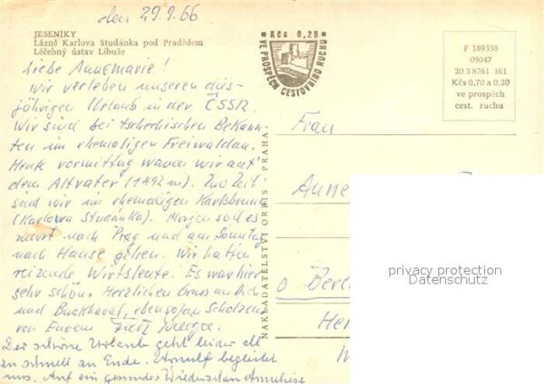 Jeseniky Lazna karlova Studanka pod Pradedem Lec – Bild 2