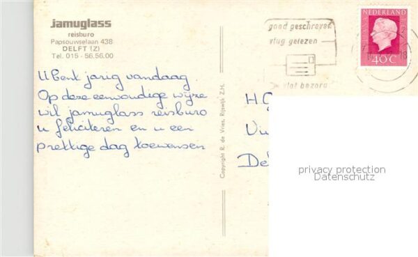 Delft Jamuglass Reisburo – Bild 2