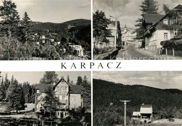Karpacz Widok ogolny Ulica Maja Dom Wypoczynkow
