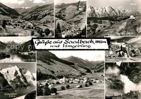 Saalbach-Hinterglemm und Umgebung Alpenpanorama Grossglockne