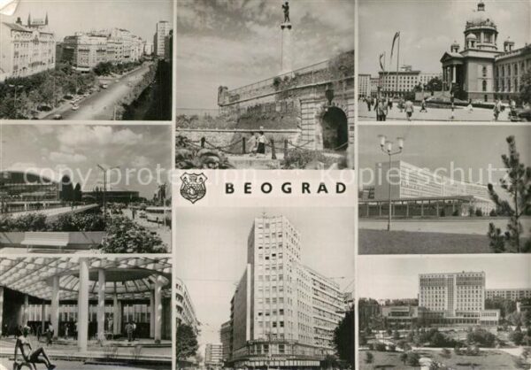Beograd Belgrad Teilansichten Sehenswürdigkeiten Hochha