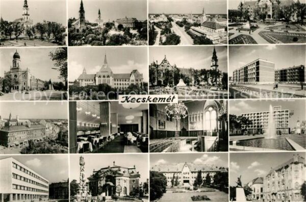 Kecskemet Teilansichten Sehenswürdigkeiten