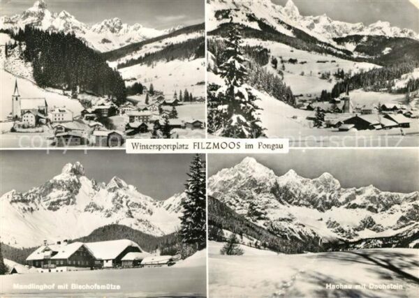 Filzmoos Gesamtansicht Wintersportplatz Alpenpan