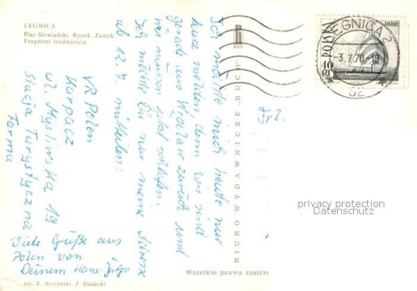 Legnica Plac Slowianski Rynck Zamek Fragment sr – Bild 2