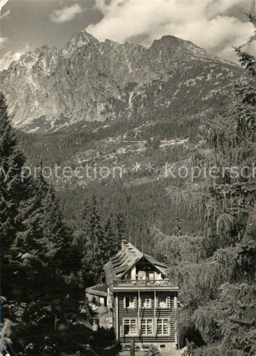 Vysoke Tatry Bilikova chata pod Hrebienkom Bergbaude
