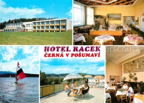 Cerna v Posumavi Hotel Racek Restaurant Terrasse Windsur