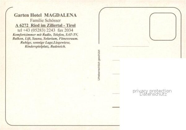 Ried Zillertal Hotel Magdalena Swimming Pool Fahrradto – Bild 2