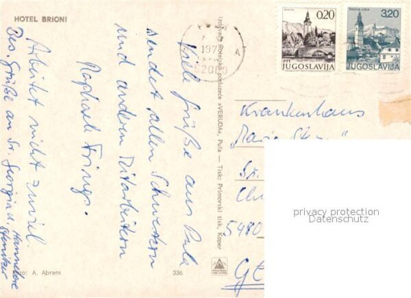 Pola Pula Croatia Hotel Brioni Restaurant Bar Hallenbad – Bild 2