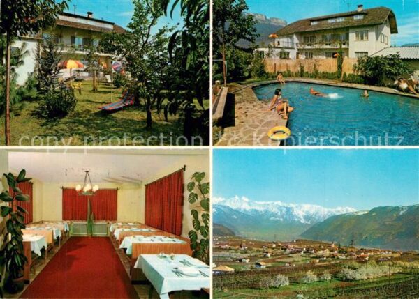 Girlan Pension Warasin Gastraum Swimming Pool