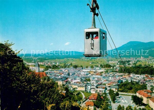 Hallein Seilbahn zum Salzbergwerk Dürrnberg