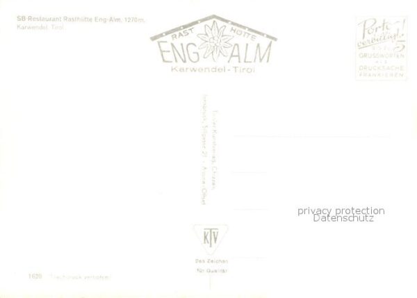 Eng Alm SB Restaurant Rasthütte Theke – Bild 2