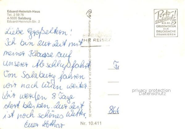 Salzburg Oesterreich Jugendherberge Eduard Heinrich Haus – Bild 2