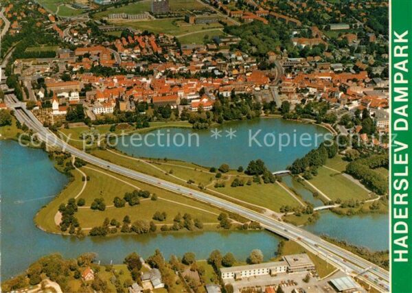 Haderslev Hadersleben Dampark Fliegeraufnahme