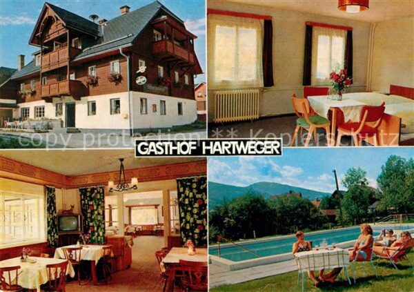Weissenbach Liezen Gasthof Hartweger Gastraum Swimming Poo
