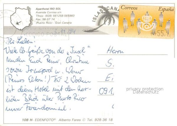 Puerto Rico Gran Canaria Aparthotel Rio Sol Swimming Pool Hafen – Bild 2