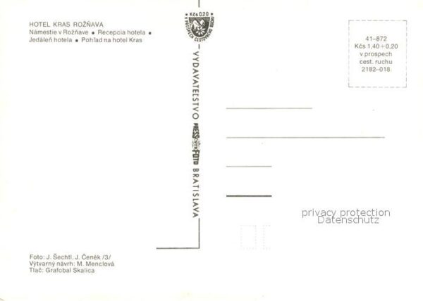 Roznava Hotel Kras Restaurant Platz Kirche – Bild 2