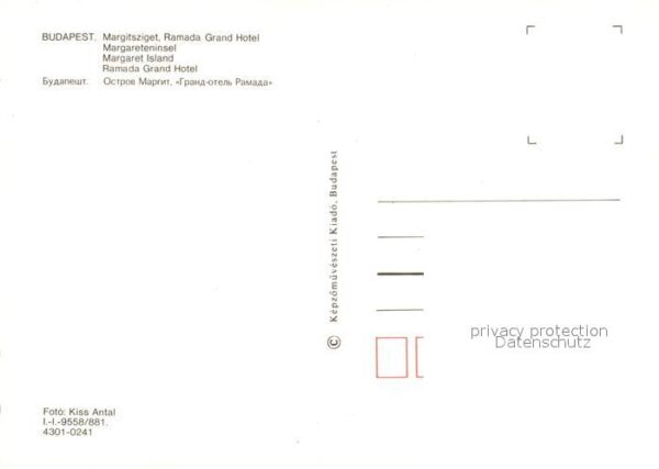 Budapest Margitsziget Margareteninsel Ramada Gra – Bild 2