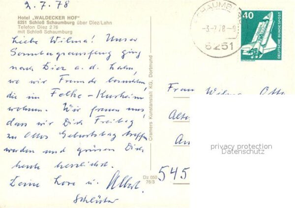 Diez Lahn Hotel Waldecker Hof Schloss Schaumburg – Bild 2