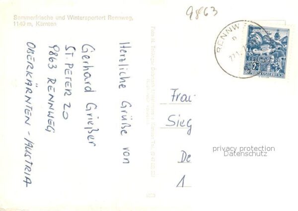Rennweg Katschberg Sommerfrische Wintersportort Hotel Gast – Bild 2