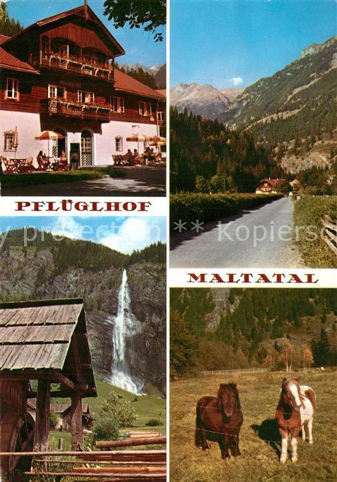Maltatal Kaernten Alpenhotel Pflüglhof Wasserfall Landsch