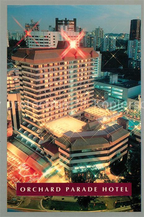 Singapore Orchard Parade Hotel Nachtaufnahme