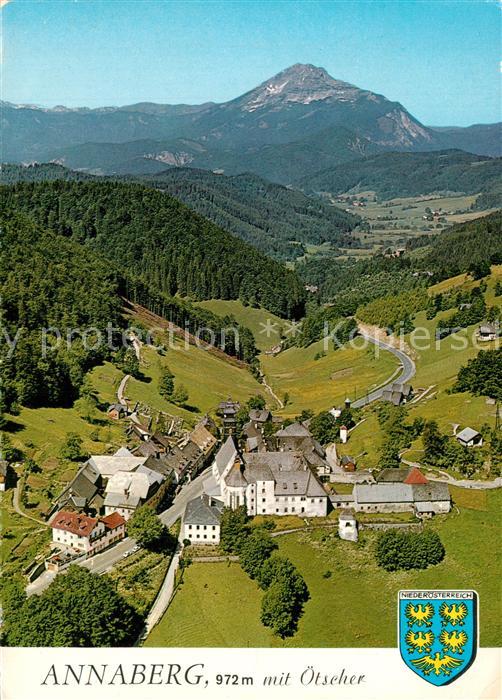 Annaberg Niederoesterreich mit Ötscher und Dürnstein Fliegeraufnah