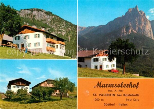St Valentin Haide Vinschgau Marmsolerhof Gästehaus Dolomiten
