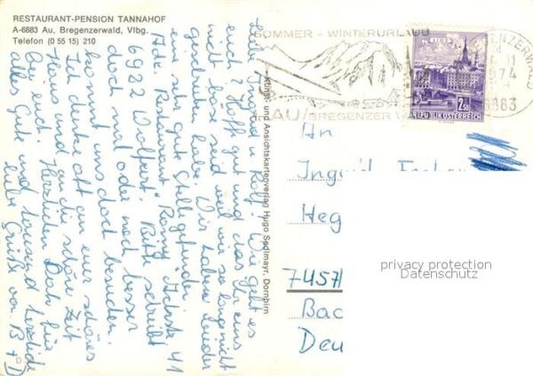 Au Bregenzerwald Restaurant Pension Tannahof Trachten – Bild 2